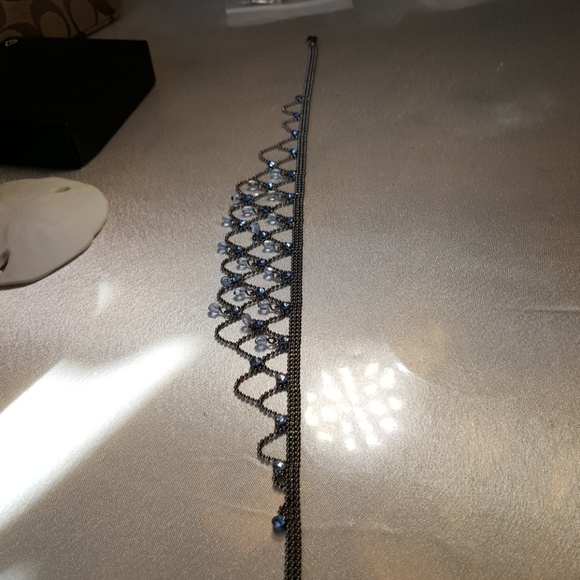 Lia sophia blue Crystal Necklace, Unworn, like New! - Picture 2 of 4